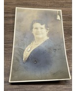 Vintage Antique Portrait Postcard Victorian Woman Unposted KG JD - $13.56 CAD