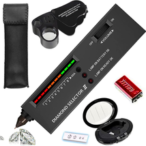 Yhkj High Accuracy Diamond Tester+30X60X Illuminated Jewelry Eye Loupe M... - £19.63 GBP