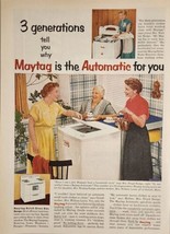 1950&#39;s Print Ad Maytag Automatic &amp; Wringer Washers Newton,Iowa - £13.88 GBP