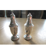 GARDEN PEWTER PAIR OF SALT &amp; PEPPER SHAKERS 5&quot;H - $128.99 CAD