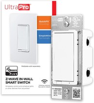 Ultrapro Z-Wave Smart Rocker Light Switch With Simplewire And Quickfit,, 39348. - £30.69 GBP