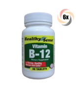 6x Bottles Healthy Sense B12 Vitamin Dietary Supplement Tablets | 30 Per... - $17.31