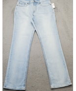 Old Navy Jeans Mens 32x32 Blue Whiskered Denim Built-In-Flex 5-Pocket St... - $24.25