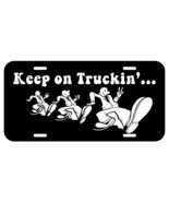 KEEP ON TRUCKIN&#39; Truckin METAL NOVELTY LICENSE PLATE TAG - $12.40 CAD