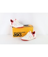 NOS Vtg 90s Asics Mens Size 7.5 Spell Out Outrage Lo Sneakers Shoes Whit... - $272.68 CAD