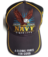 US Navy USN A Global Force for Good Since 1775 Embroidered Logo Military... - $12.99