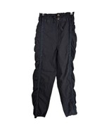 Breaker Pants Womens Parachute Ruched Size 5 Black 14263 6140 23x28.5 - $34.65