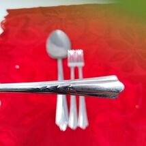 3+1 Dessert Forks EKCO STAINLESS SILVERWARE Spoon FLATWARE Kenilworth Co... - $14.98