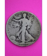 1920 D Walking Liberty Walker Half Dollar Coin Semi Key Date Coin Genuin... - $1,509.48 MXN