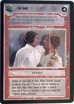 Star Wars CCG Limited Black Border For Luck - $0.99