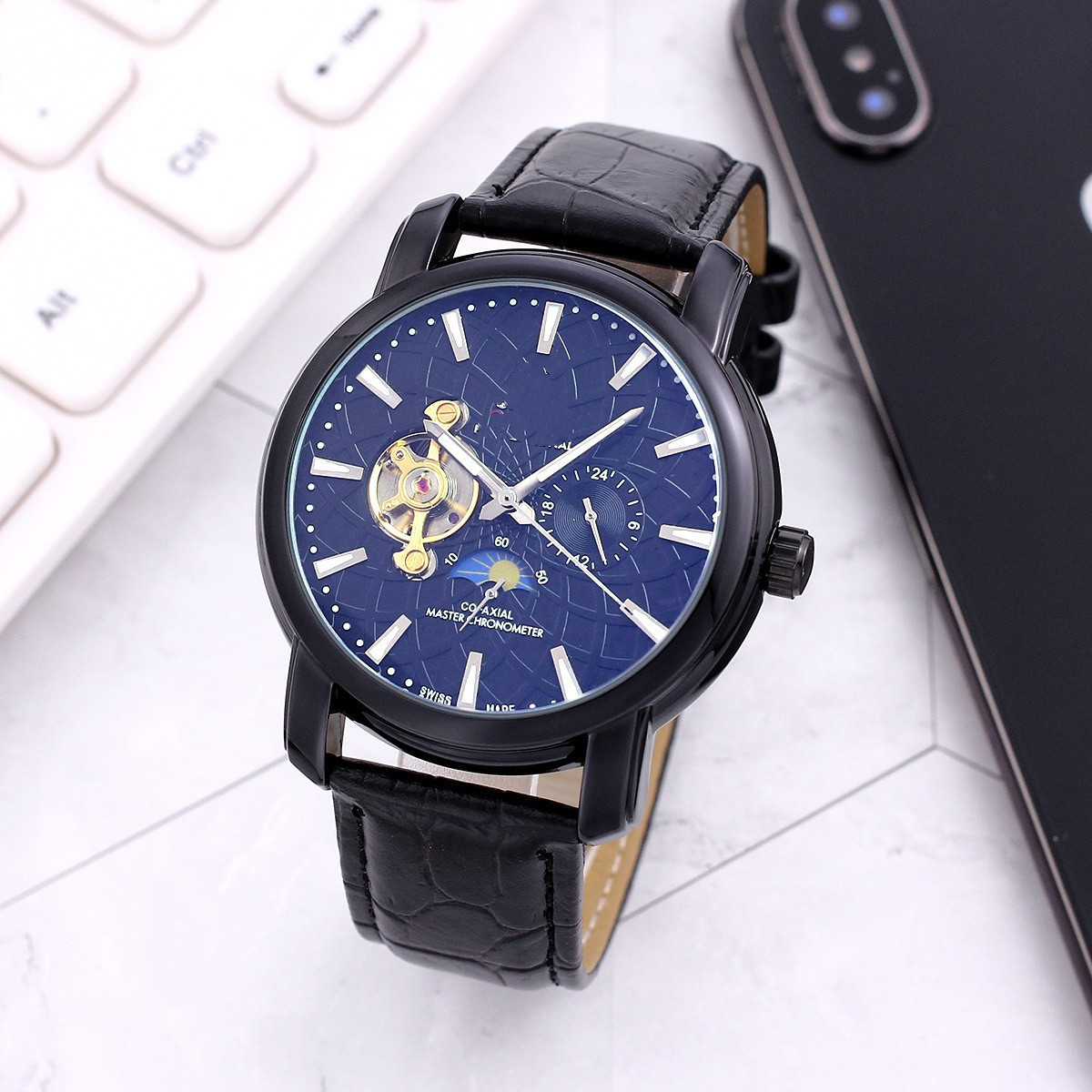 Automatic Mechanical Watch 007 Series Machinery Steel Band Watch