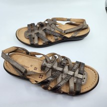 Naturalizer N5 Comfort Women&#39;s Sandals  Comfort Casual Flats Leather Bro... - £24.03 GBP