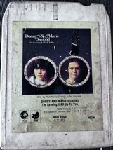 Donny &amp; Marie Osmond &quot;I&#39;m Leaving It All Up To You&quot; 1974 MGM 8-Track Untested - £4.69 GBP