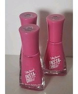 3 Sally Hansen Insta Dri Nail Polish #283 Peppy Le Fuschia - $288.63 MXN
