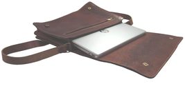 Terrapin Trading Authentic Moroccan Leather Laptop Bag | Fair Trade | Holds 15 I - £97.76 GBP