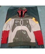 Marc Ecko Cut &amp; Sew Star Wars Boba Fett Armor XXL Full Zip Hoodie Sweats... - £76.45 GBP