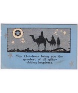Christmas Card Wise Men On Camels 3&quot; x 5&quot; - £2.26 GBP