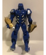 2007 Bandai Power Rangers Jungle Fury Armored Blue Ranger 7" Action Figure - $8.90