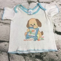 Vintage Curity Peek-A-Puppy Baby Infant Shirt T-Shirt Or Doll Clothes Top - $9.89