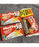 Vtg 1980s Hefty Cinch Sak Trash Bags SAMPLE Mailer Unopened Garbage Bag - $39.59