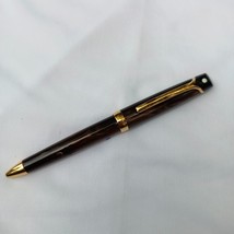 Sheaffer Ball Pen Valor Brown Marbled Polished Finish W/ Palladium Plated - £157.12 GBP