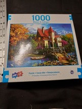 Sure Lox 1000 Piece Puzzle Manors &amp; Cottages NEW SEALED - $12.44