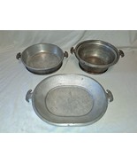 3 pc Vintage Guardian Service Cookware 2 Pots + Platter - $20.00