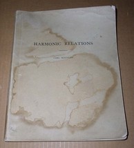 Harmonic Relations By Carl McKinley Textbook Vintage 1940 New England Conserv. - £19.74 GBP
