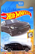 2021 Hot Wheels #118 HW Turbo 4/5 2019 KIA STINGER GT Black w/Gray 5Y Spoke - £20.15 GBP