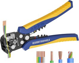 Ergonomic Wire Stripper, Cutter &amp; Crimper for 10-24 AWG - Durable &amp; Effi... - $28.66