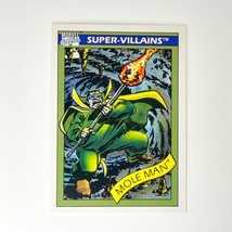 Marvel Impel 1990 Mole Man Super-Villains Trading Card 68 MCU Fantastic Four - £1.55 GBP