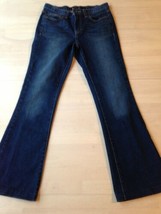 Calvin Klein Women&#39;s Jeans Flare Dark Blue Women&#39;s Stretchy Jeans Size 2 x 29 - £22.70 GBP