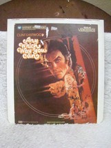 CED VideoDisc Any Which Way You Can (1980) Clint Eastwood, Warner Home Video - £3.92 GBP