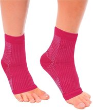 MojaSports Ankle Compression Sleeves (3 Pair) Plantar Fasciitis Foot Socks Arch  - £15.78 GBP