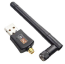 wifi usb adapter Dual Band Max 600Mbps 2.4 &amp; 5 Ghz Fast - £10.35 GBP