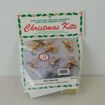 Wire Butterfly DIY Christmas Kits Makes 12 Merri Mac Make Your Own Ornam... - $11.65