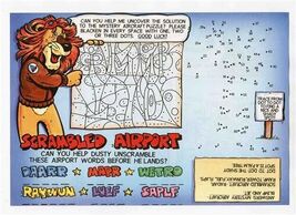 Delta Airlines 5 Dusty's 2 Sided Puzzle Sheets - $17.82