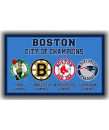 Boston City Of Champions Outdoor sport Flag 90x150cm 3x5ft Decor Best Ba... - €13,07 EUR