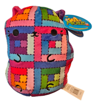 Cats vs Pickles Bean Bag Plush Quilty Kitty #151 WITH TAGS Colorful 6&quot; Large - £15.63 GBP