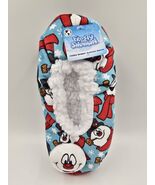 Frosty the Snowman Fuzzy Babba Slipper Socks Shoe Size 7 - 9 1/2 - 1 Pair - $236.38 MXN