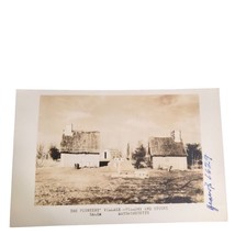 Postcard The Pioneers Village Salem Massachusetts RPPC Pillory Stocks Unposted - £4.49 GBP