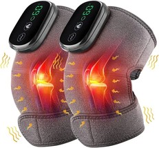 ONIYEA Knee Massager, Heated Knee Braces with Vibration, 3 Modes and 3 Intens... - £45.01 GBP