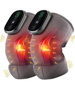 ONIYEA Knee Massager, Heated Knee Braces with Vibration, 3 Modes and 3 I... - £44.15 GBP