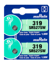 Murata 319 (SR527SW) Silver Oxide Watch Battery (2 Count) - Replaces Son... - $5.16