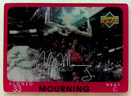 1997-98 Upper Deck Diamond Vision Signature Moves Card Alonzo Mourning #S14 - £8.87 GBP