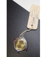 Vintage 1960's Homme Signal Vert Olive Argent Montre W/ Étui Mouvement 1... - $26.59