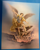 Saint Michael The Archangel 8x10 Print, New - £5.55 GBP