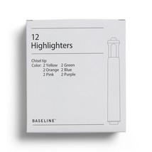 Staples Highlighters Chisel Tip Assorted 12/PK BL58131 - $14.99