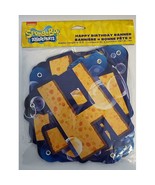 SpongeBob SquarePants Happy Birthday Banner Party Supplies Jointed NEW - $167.21 MXN