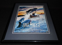 Free Willy 2 1995 Framed 11x14 ORIGINAL Vintage Advertisement  - £27.68 GBP